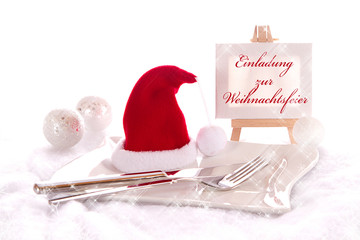 Einladung zur Weihnachtsfeier