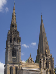 Fototapeta na wymiar Catedral de Chartres / Chartres Cathedral. Centro-Valle de Loira. Francia