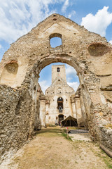 Ruins of Monastery Katarinka above the village of Dechtice, Slovakia