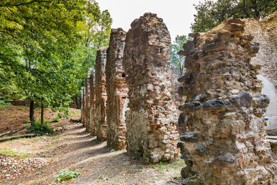 Ruins of Monastery Katarinka above the village of Dechtice, Slovakia