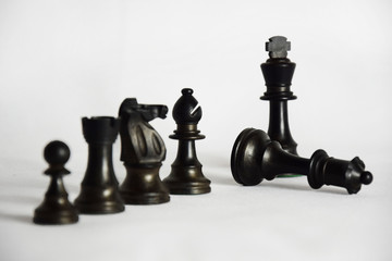 Queen Sacrifice with a Chess Piece
