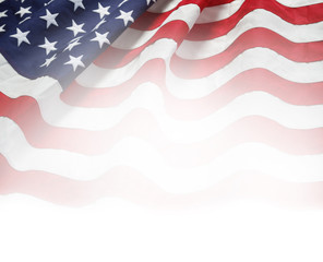 Obraz premium America flag. Copy space