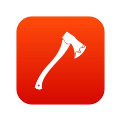 Axe In blood icon digital red