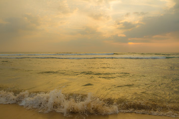 Blurred background os seaside