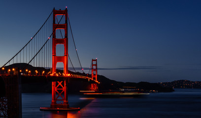 golden gate bridge - blue hour