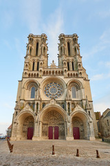 Fototapeta na wymiar Laon Cathedral, France
