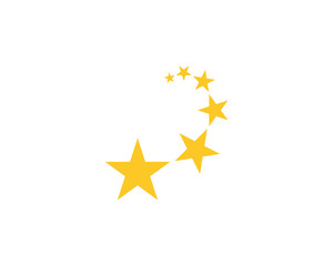 Obraz premium Star Logo Template vector icon illustration design 