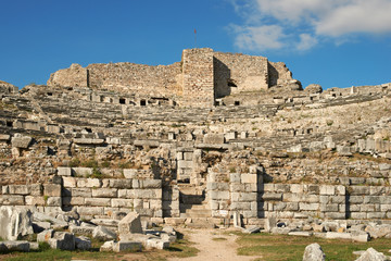 Fototapeta na wymiar Amphitheatre of Miletus, Turkey