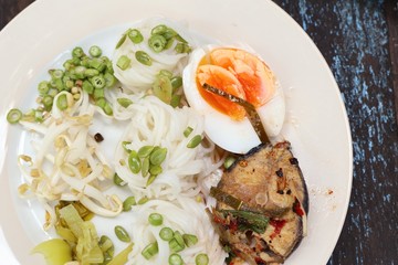 rice noodles boiled spicy fish