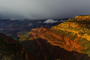 Fototapeta na wymiar Grand Canyon - clouds