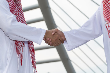 Arab or Muslim handshake