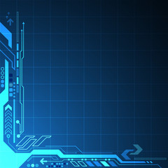 Technology background with space for use.