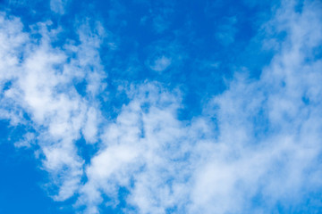 beautiful blue sky and cloud.