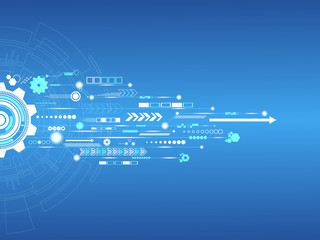 Vector abstract background technology concept.