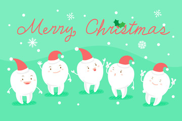 tooth with christmas