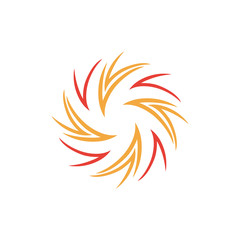 Fototapeta na wymiar abstract sun logo