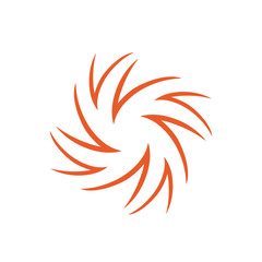 Fototapeta premium abstract sun logo