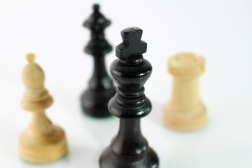 An concept image of chess figures