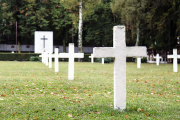 unknown tombs on a cemertry