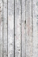 old boards painted white. grunge wooden wall textured background. 
