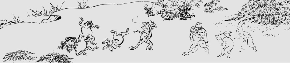 Birds and animals caricature 