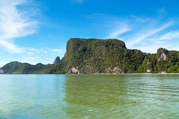 Naklejka premium Scenery of National Park in Phang Nga Bay, Thailand