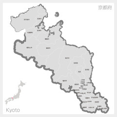 筆で描いた京都府