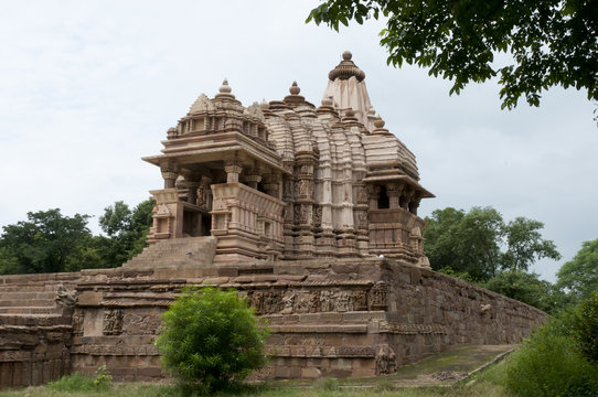 Hindu erotic temple in Khajuraho, India