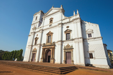Fototapeta na wymiar Se cathedral in Old Goa
