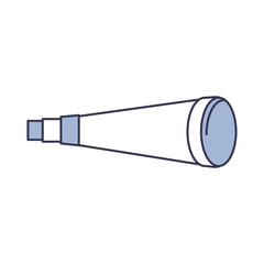telescope device isolated icon vector illustration design