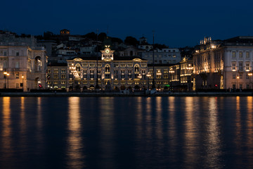 Fototapeta na wymiar Town Hall in Trieste, Italy, Europe