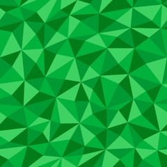 Green  Crumpled  Paper  With  Geometric  Seamless  Pattern