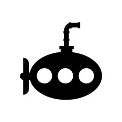sea submarine isolated icon vector illustration design