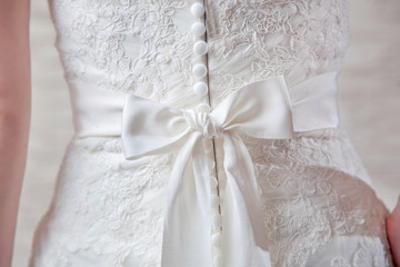 Details of wedding dress