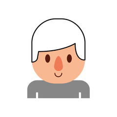 man avatar character icon vector illustration design