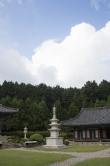 Fototapeta na wymiar Beautiful Korean temple