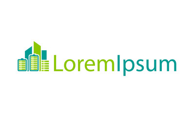 Fototapeta premium Icon for construction industry and city efficiency 