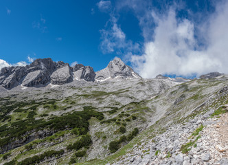 The mountains of Alps in Bavaria, Germany