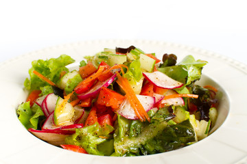 Fresh vegetable salad