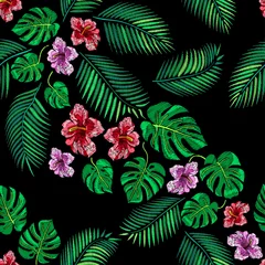 Tuinposter Embroidery Pattern for Design © Vector_world