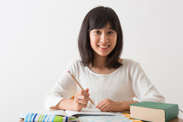 美少女のポートレート