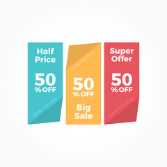 Half Price, Big Sale & Super Offer 50% Off Labels