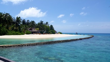 Strand-bar auf den Malediven