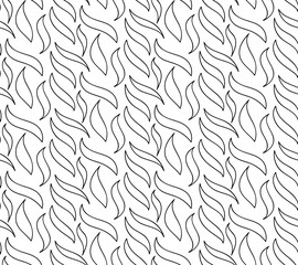 Vector floral background of drawn lines