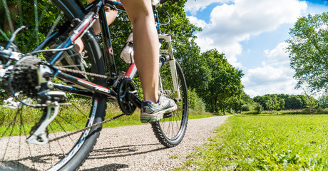 Girl on bike