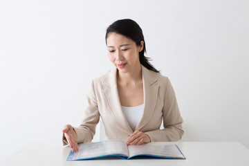 Naklejka premium 女性のポートレート
