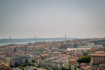 Fototapeta na wymiar Overview of the City of Lisbon