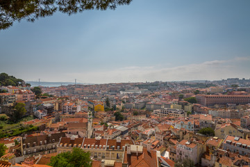Fototapeta premium Overview of the City of Lisbon