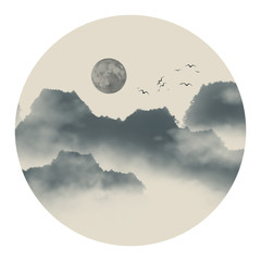 Chinese ink painting