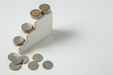 business idea concept image close up white paper